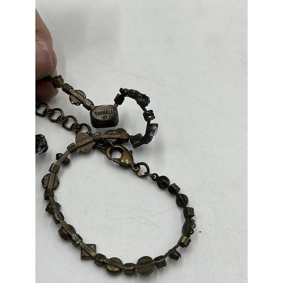 Sorrelli Classic Vintage Austrian‎ AB Crystals Semi Precious stones Necklace - Picture 13 of 16